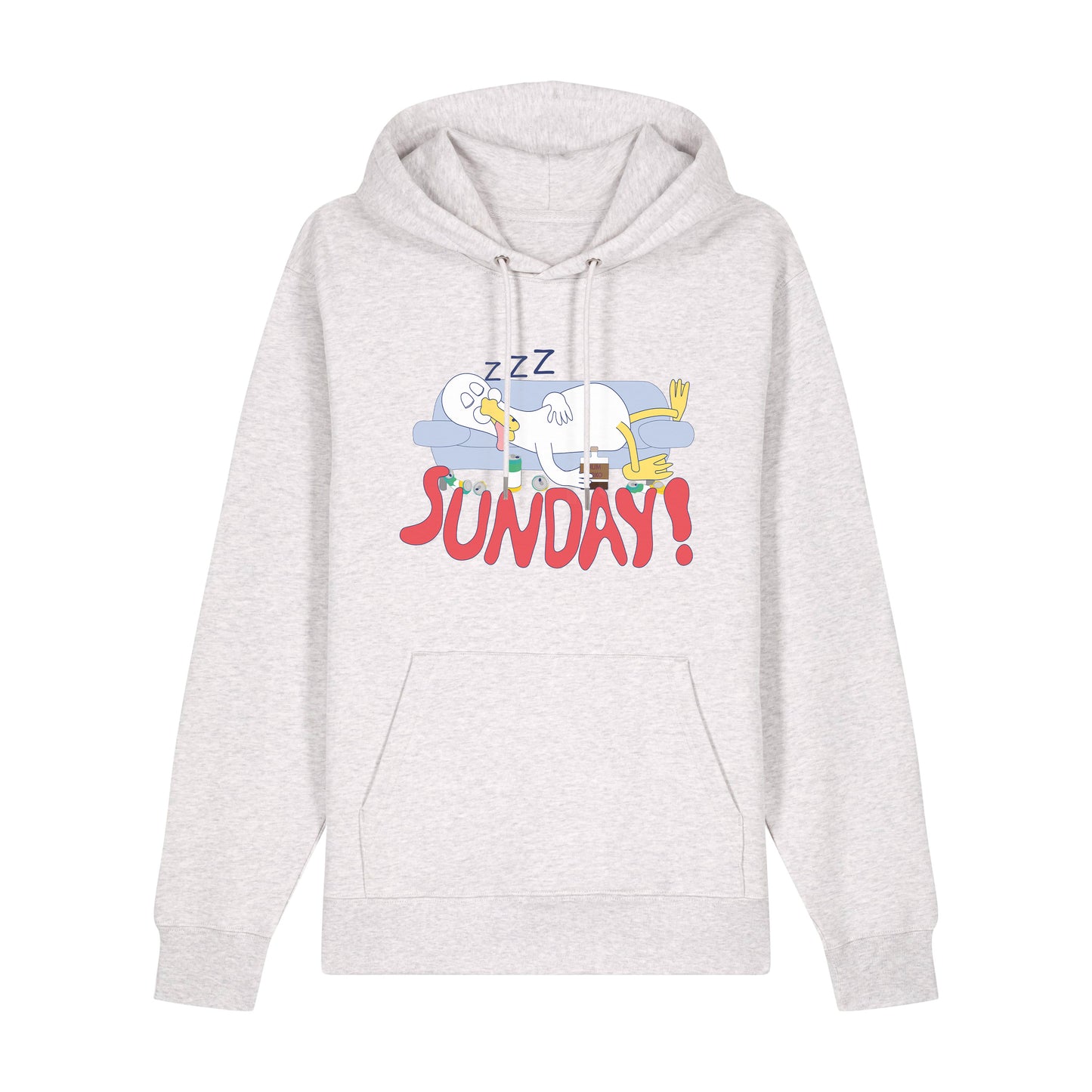 Hoodie Sunday (hell grau)